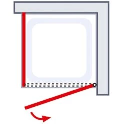 Schulte Sunny Drehtür Mit Verkürzter Seitenwand Echtglas Klar Alpinweiß 18 Schulte Sunny Drehtür Mit Verkürzter Seitenwand Echtglas Klar Alpinweiß -Badezimmer Zu Hause 984679 2053 3