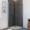 Breuer Runddusche Radius 55 Elana 6 Silber Matt Klarglas 80 X 80 Cm -Badezimmer Zu Hause 998017 2570 0610