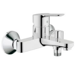 Grohe QuickFix Einhebelmischer-Wannenarmatur Start Edge Chrom
