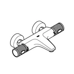 Grohe QuickFix Precision Feel Thermostat-Wannenbatterie DN 15 -Badezimmer Zu Hause ostatWannenbatterieDN15 11