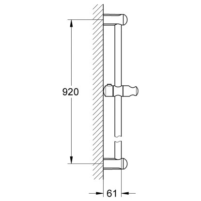 Grohe Brausestange Tempesta 900 Mm 4 Grohe Brausestange Tempesta 900 Mm – Bild 2