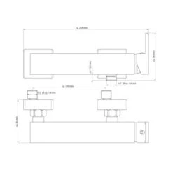 Eisl Duscharmatur Waterway Chrom -Badezimmer Zu Hause turwaterwaychrom Zeichnung
